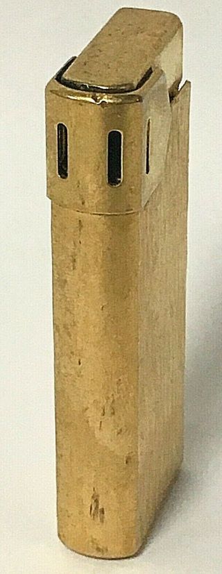 Vintage Maruman Gold Colored Butane Torch Lighter DL - 18 Japan Collectible 2