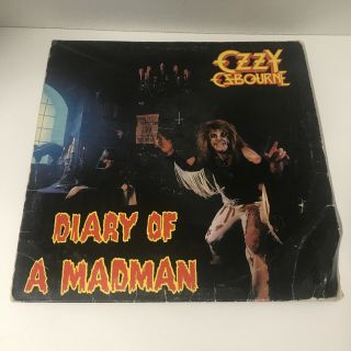 Ozzy Osbourne Vinyl Lp Diary Of A Madman 1981