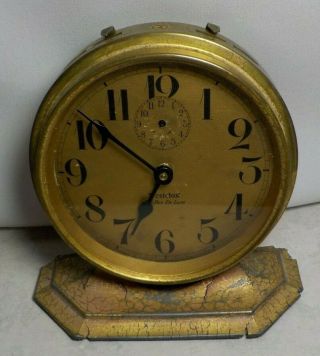 Vintage Westclox Big Ben De Luxe Wind Up Alarm Clock Art Deco Patn.  1927