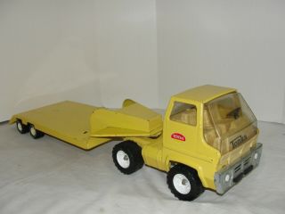Vintage Tonka Low Boy Semi Truck -