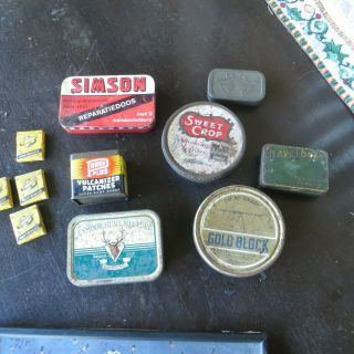 Vintage Gold Block,  Sweet Crop,  Havelock,  Ex Moore Hunt Mixture Tobacco Tins Ect