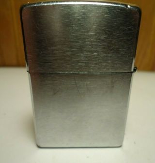 2006 Zippo Lighter Brushed Chrome With a 1907 Indian Head Penny on Front 3