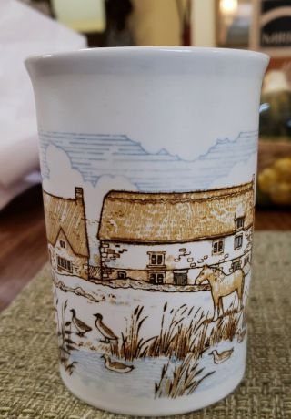 Dunoon Ceramics Village Mug Made In Scotland No Chips