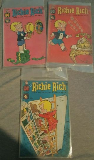 Richie Rich The Poor Little Rich Boy 27,  35,  46 Harley 1964