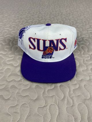 Phoenix Suns Nba Sports Specialties Vintage Snapback Cap Hat Shadow Adult Mens