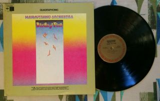 Mahavishnu Orchestra Lp Birds Of Fire 1973 Quad Quadraphonic Fusion Vg,  /vg,