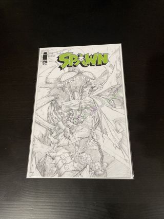 Image Comics Todd Mcfarlane Spawn Issue 261 Black & White Variant Cover
