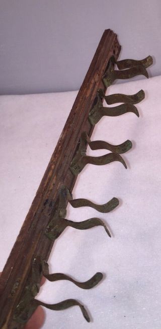 Antique Vintage (5) Broom/mop Holder Handmade Wall Hook Primitive