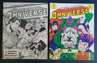 Omniverse 1 & 2 Superman Batman Doctor Doom Avengers Flash
