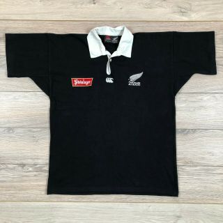 Zealand All Blacks 1994 - 1996 Vintage Home Rugby Union Jersey Shirt Rare Sz M