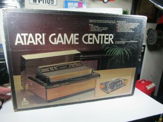 Vintage 1981 Atari 2600 Game Center Display Storage For 2600