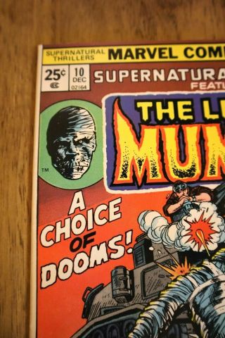 SUPERNATURAL THRILLERS 10 THE LIVING MUMMY VERY HIGH GRADE/MN PAGES OW TO WHITE 2