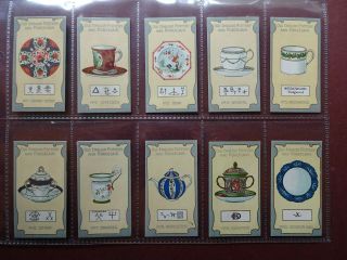 Old Pottery & Porcelain,  A Series,  Issued 1912 By R.  J.  Lea Set 50