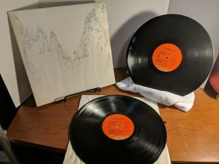 The Beatles White Album Us Vinyl 2 - Lp Set (capitol Swbo - 101/red) Worn