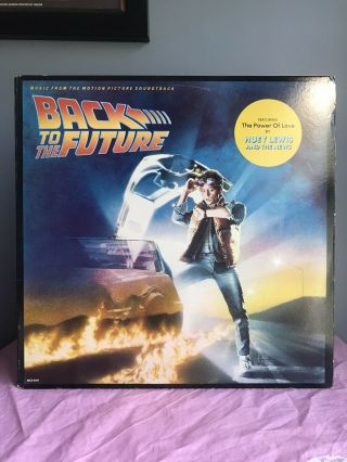 Back To The Future 1985 Soundtrack Vinyl Lp Michael J.  Fox Sci - Fi