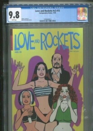 Love And Rockets Vol 2 Number 15 Hernandez Brothers Best Cgc Near Mint/mint 9.  8