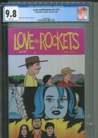 Love And Rockets Volume 2 Number 10 Hernandez Brothers Best Cgc Nm/m 9.  8