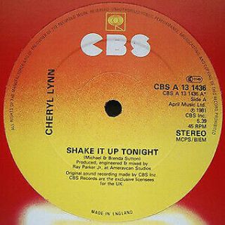 Cheryl Lynn Shake It Up Tonight Vinyl 12 B12170b
