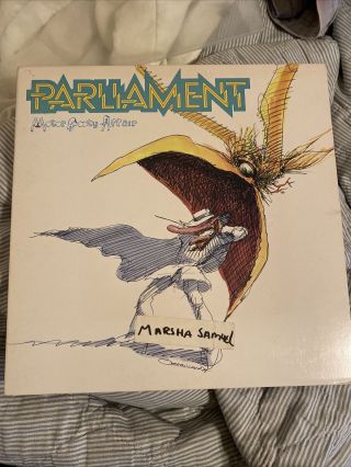 Parliament “motor Booty Affair 1978 Lp,  Pop Up Punch Out Figures George Clinton
