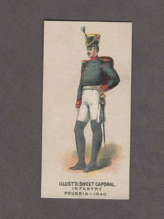1888 Kinney Tobacco Military Series N224 Infantry Prussia 1840