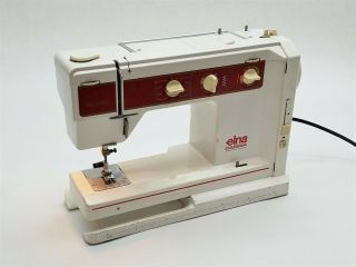 Vintage Elna Carina Type 65 Electronic Su Sewing Machine Made In Switzerland
