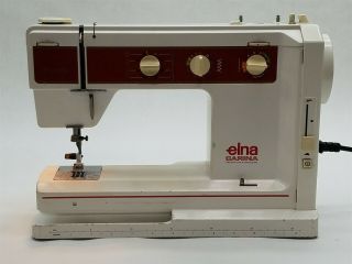 Vintage Elna Carina Type 65 Electronic SU Sewing Machine Made in Switzerland 2