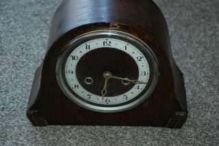 Vintage Wooden Mantle Clock Spares/repairs -
