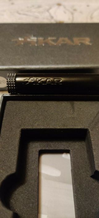 Xikar XK1 Single Jet Flame Cigar Lighter Black - 555BK 2