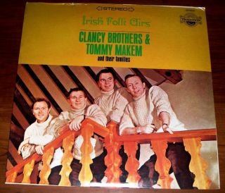 The Clancy Brothers Irish Folk Airs 1967 Everlast /tradition Vinyl Lp