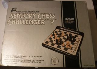Vintage Fidelity Electronics Sensory Chess Challenger " 9 " W Box 1771