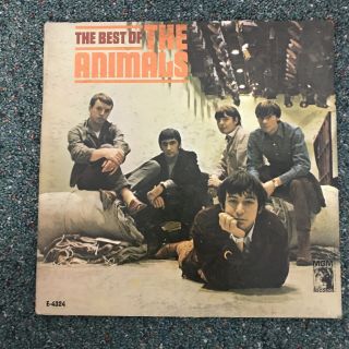 The Best Of The Animals Vinyl Lp 1960s (mgm Records) Good Shape Mono