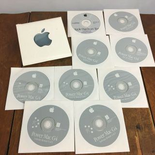 Vintage Apple Power Mac G4 Operating System Install Disc Cd Software Os X 9