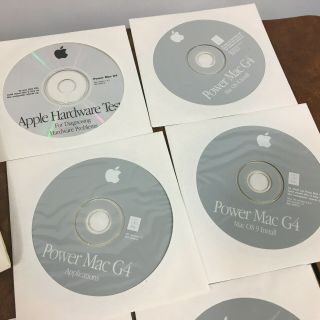 Vintage Apple Power Mac G4 Operating System Install Disc CD Software OS X 9 3