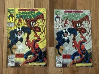 Spider - Man 362 2nd App.  Carnage Hot Book 1st And 2nd Printing