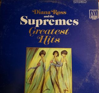 Diana Ross And The Supremes Greatest Hits Vintage Vinyl 2 - Lp Set 1967 W/ Poster