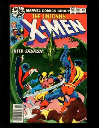 X - Men 115 Vf Byrne Austin Ka - Zar Zabu Sauron Garokk/petrified Man Reborn