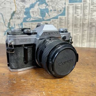 Vintage Canon Ae - 1 Film Camera With Fd 50mm F/1.  4 Lens