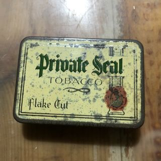 Australian Private Seal Tobacco Cigarette Tin