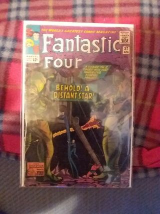 Fantastic Four 37 (apr 1965,  Marvel) Key Book Vg.  Kirby Art.