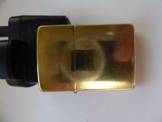 Zippo Petrol Lighter - Solid Brass Body & Insert - X (1994) Tennents Lager