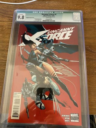 Uncanny X - Force 1 Campbell Variant Cgc 9.  8 Qualified