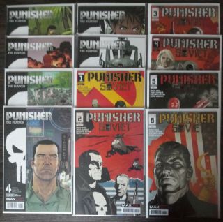 Punisher Platoon 1 - 6,  Punisher Soviet 1 - 6,  Nm 1st Print,  Marvel Comics,  Ennis