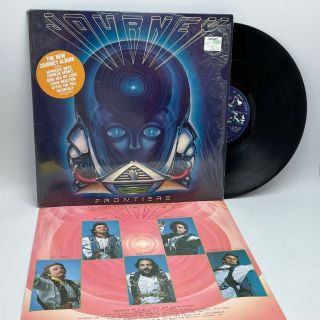 Journey ‎frontiers 1983 Vinyl Lp Record Shrink Hype Sticker Near