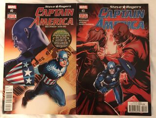 Captain America Steve Rogers 1 - 19,  FCBD 2016 by Spencer & Saiz Marvel Comic 3