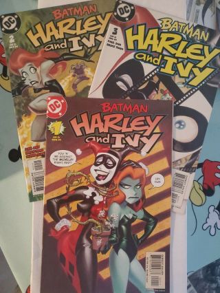 Batman Harley And Ivy 1 - 3 Dc 2004 1st Printing
