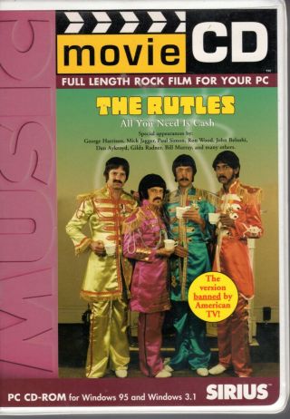 Beatles (rutles) " The Rutles " 1995 Us Sirius Pc Cd Rom Movie 2 Cd Set.