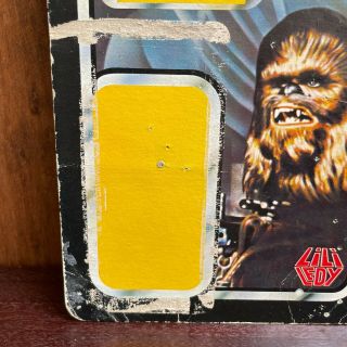CHEWBACCA CARD BACK LILI LEDY MEXICAN 80 ' S VINTAGE STAR WARS MEXICO RARE PACK 3