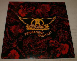 Aerosmith Permanent Vacation Ghs - 24162 1987 Geffen Lp Records,  Insert Vg,  /vg,