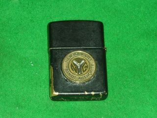 Zippo Brass Lighter With A Black Coating On York City Transit Authority