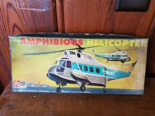 Vintage Itc Sikorsky Amphibious Helicopter Complete With Decals